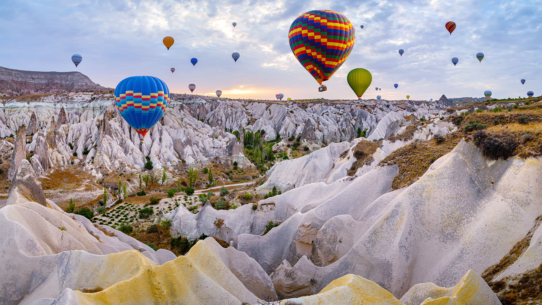 Globos sobre Capadocia
